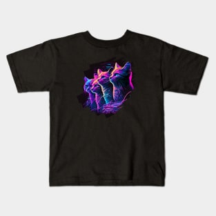 Cyber Cat Kids T-Shirt
